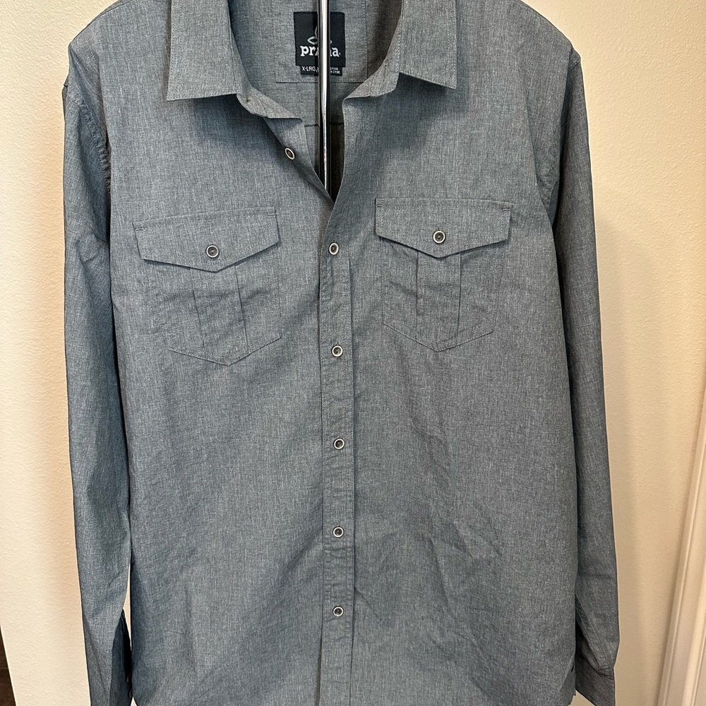 Prada Men's Gray Shirt